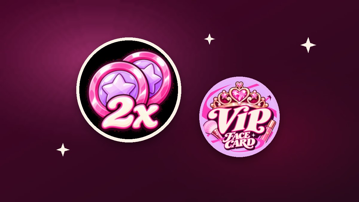 The 2x Coins and VIP pass icons — the only two things in the game that change coin income